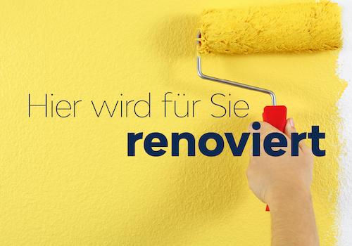 Hier wird für Sie die Wohnung renoviert