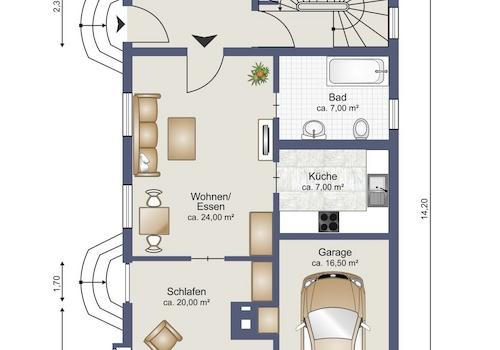 Grundriss Erdgeschoss