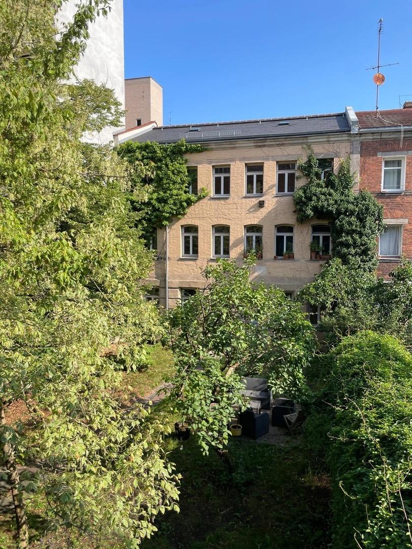 Blick in Gemeinschaftsgarten