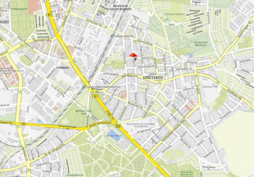 Geolyzer Kartenausschnitt