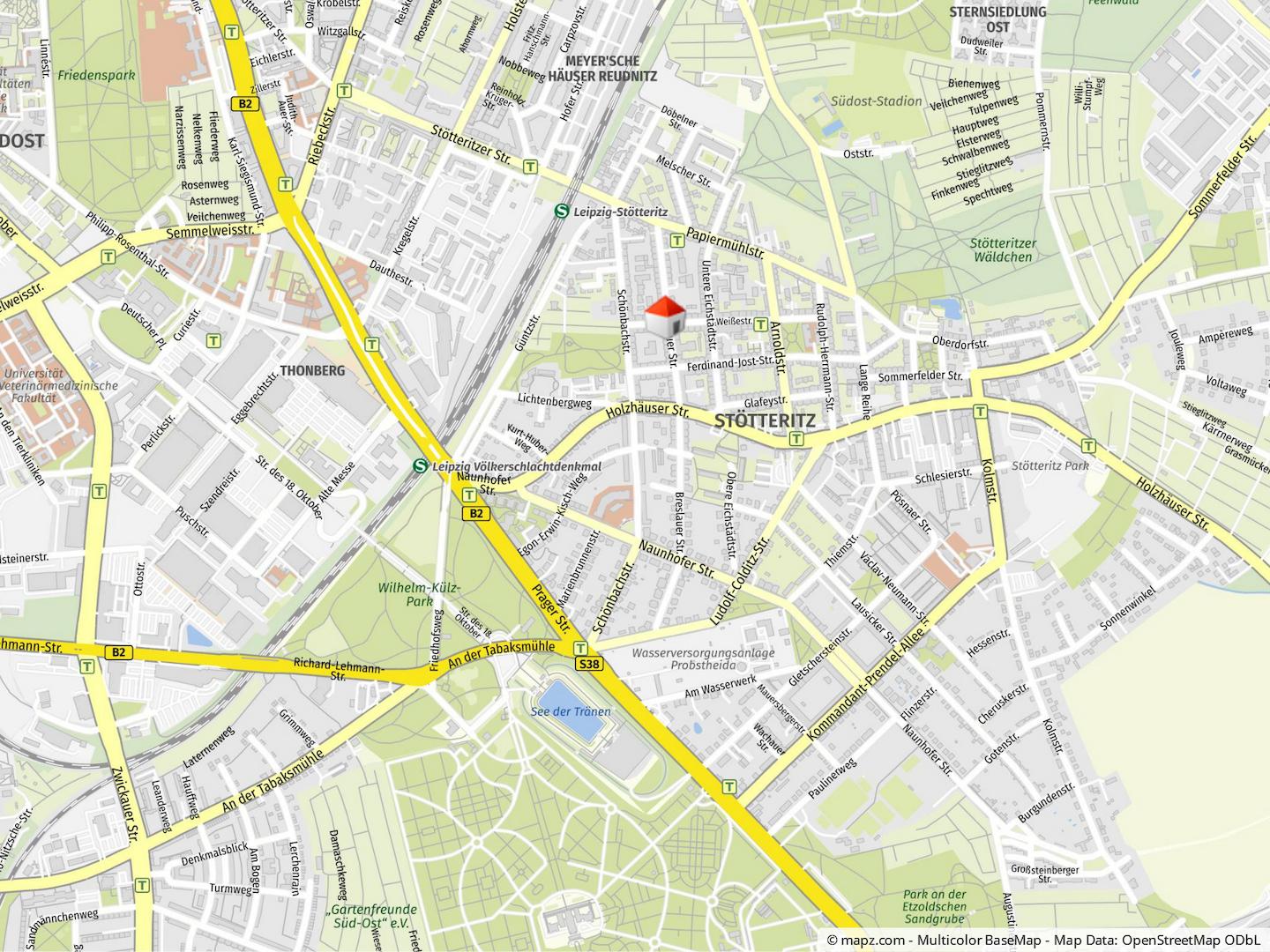 Geolyzer Kartenausschnitt