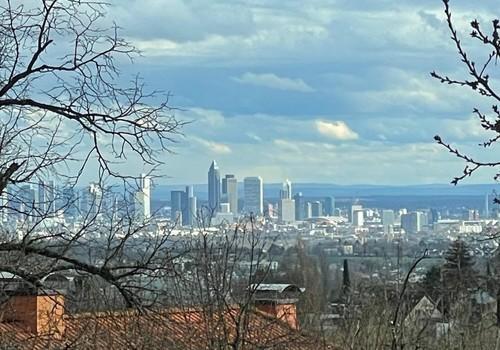 Skylineblick auf FFM