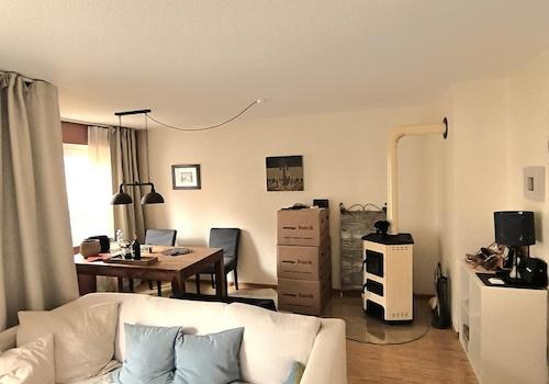 Wohnzimmer, Kaminofen