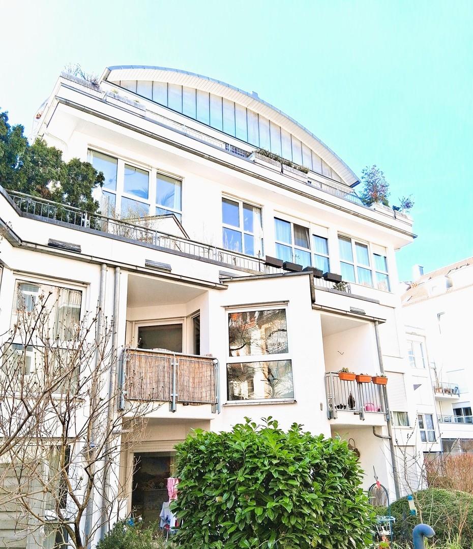 Hauseingang, Blick auf 2. OG