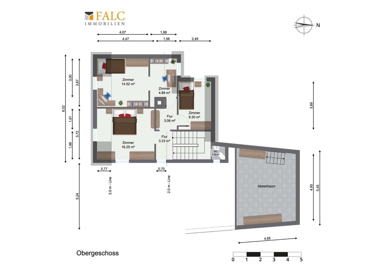 Grundriss Obergeschoss