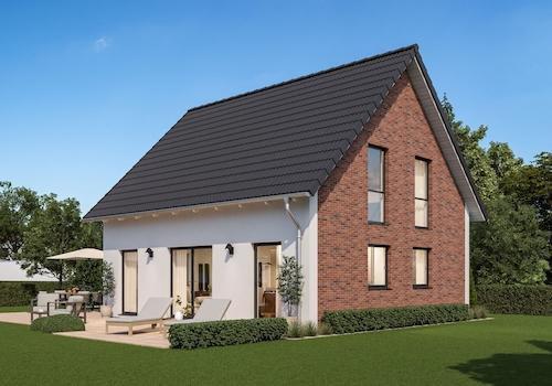 Haus Aussenansicht Klinker