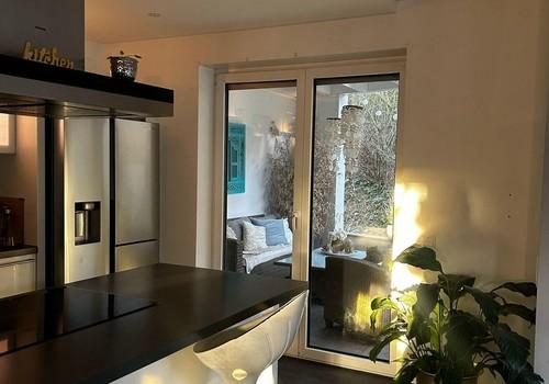 Blick auf die Ostterrasse