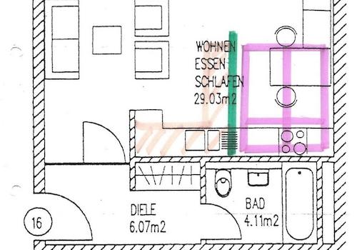 Grundriss nach Sanierung (seitenverkehrt)