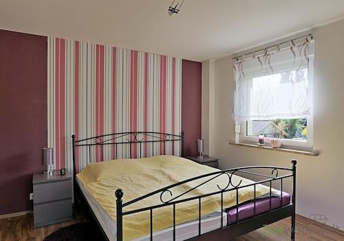 Blick ins Schlafzimmer