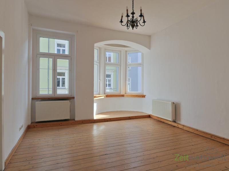 Wohnzimmer mit Erker