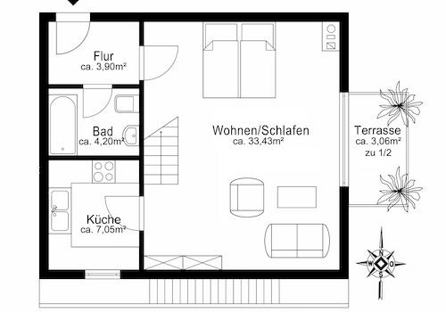 Grundriss Dachgeschoss