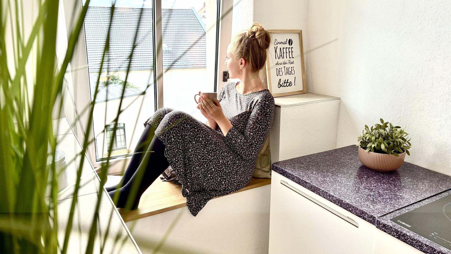 Fenster-Sitzbank in der Küche