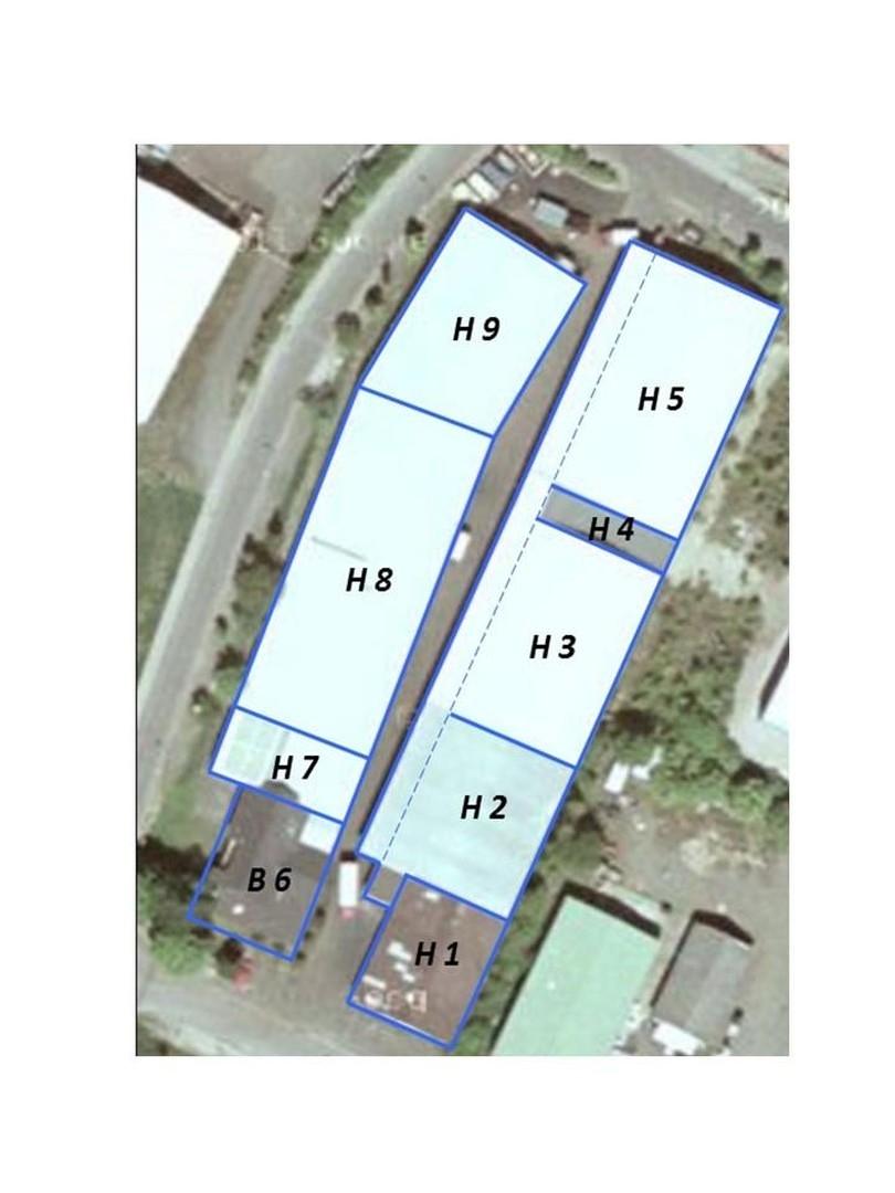 Luftaufnahme, Hallenbezeichn.