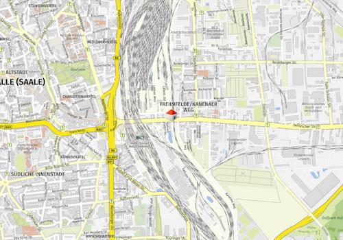 Geolyzer Kartenausschnitt