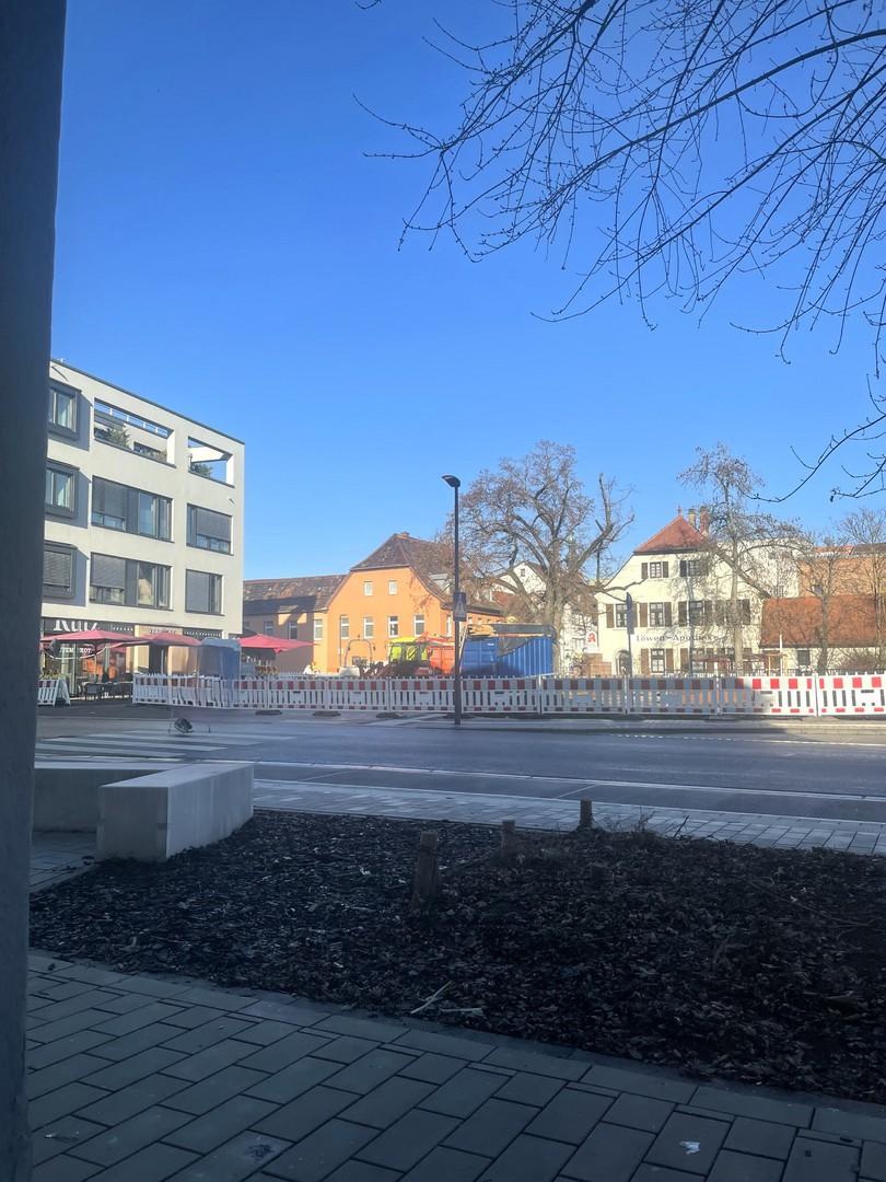 Blick in Richtung Fußgängerzone