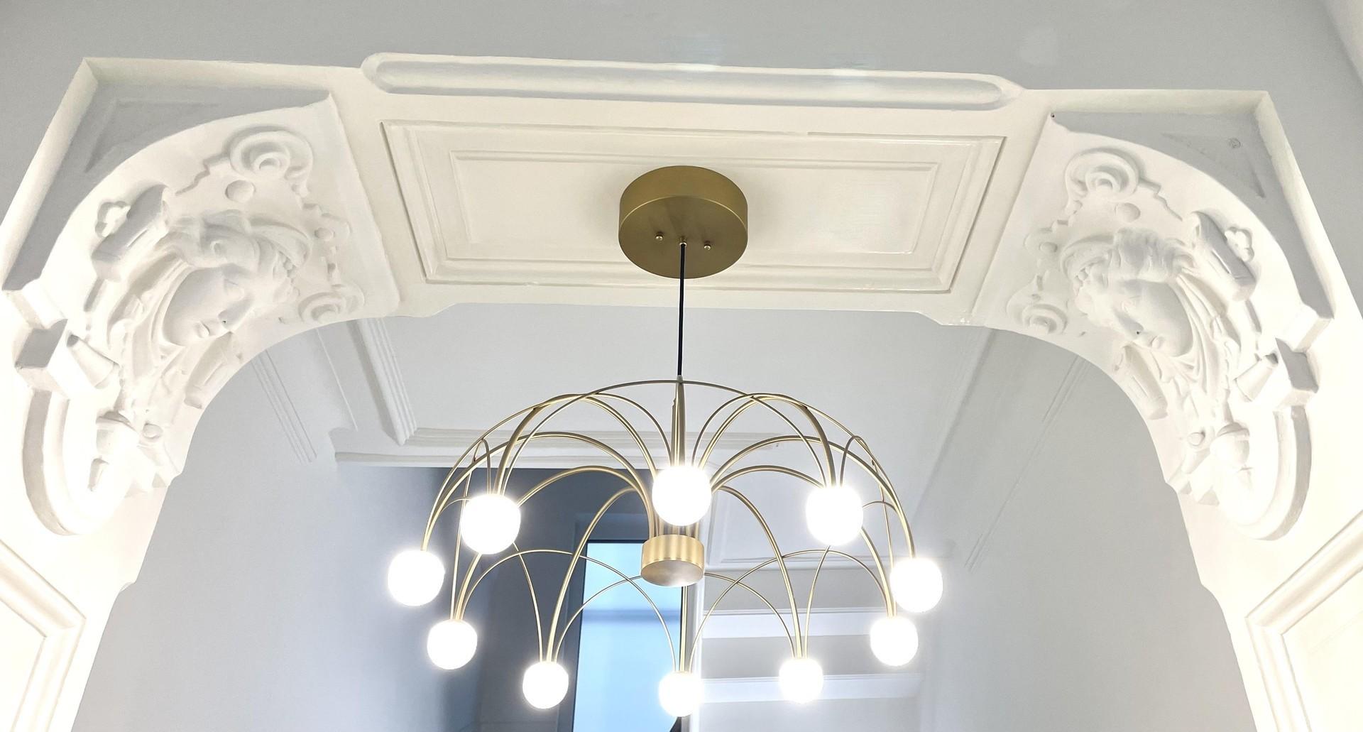 Stuckdetail Treppenhaus