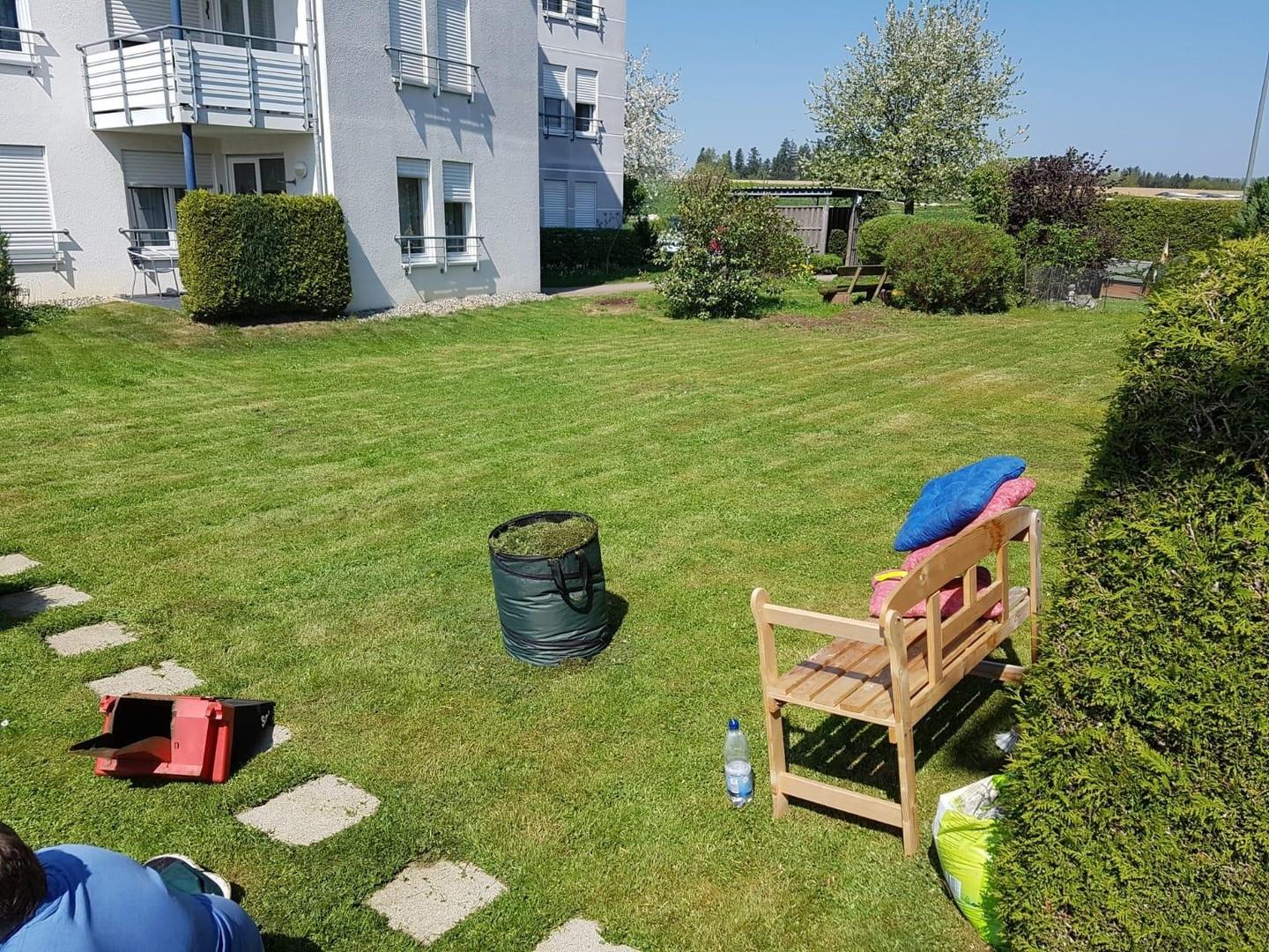Garten im Sommer