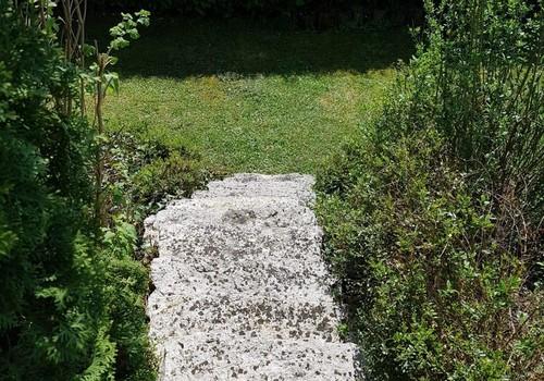 Gartentreppe Sommer