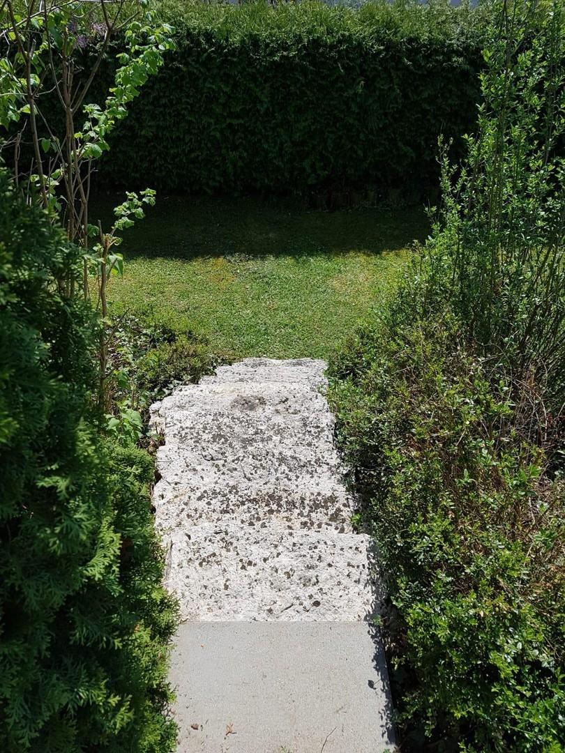 Gartentreppe Sommer