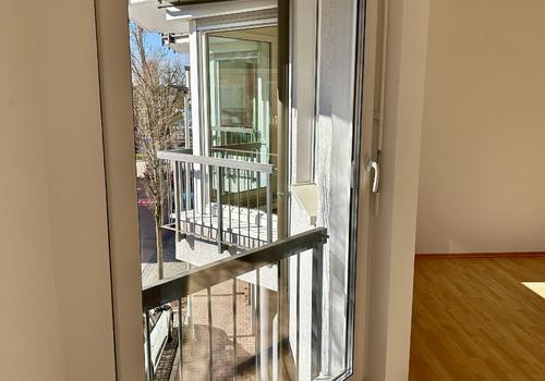 Aussicht vom französischen Balkon