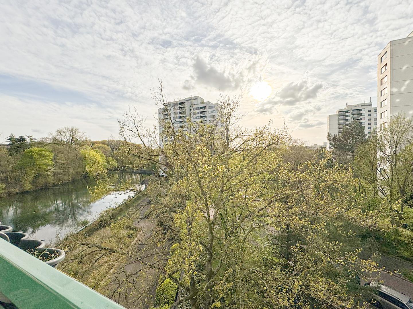Blick über den Weiher