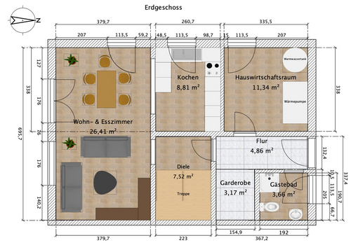 Grundriss Erdgeschoss