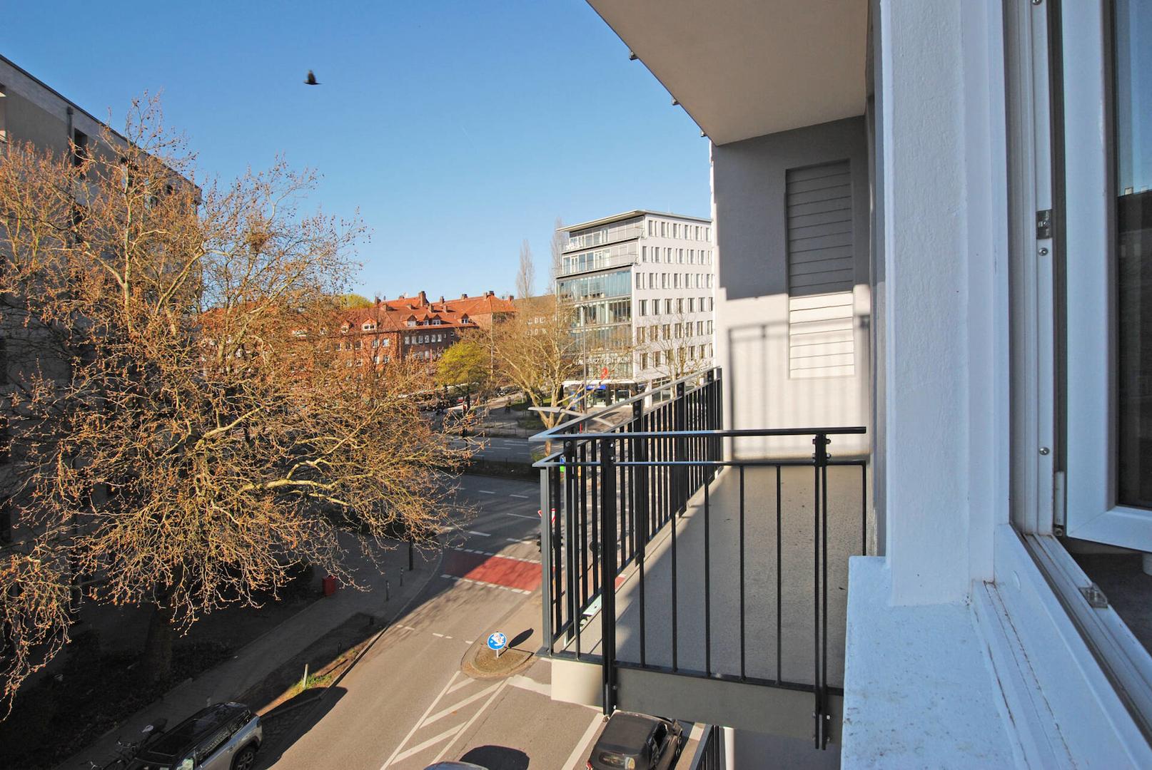 Der Balkon an der Wohnküche