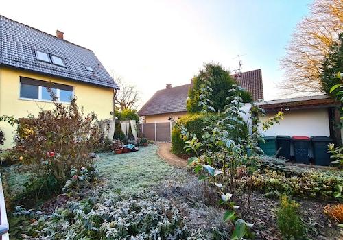 Gartenbereich vor dem Haus