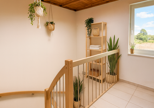 Vor der Wohnung im 1. OG