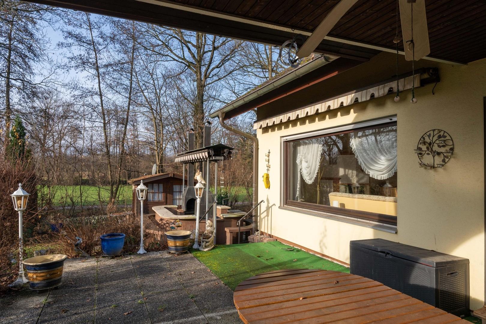 Blick von der Terrasse