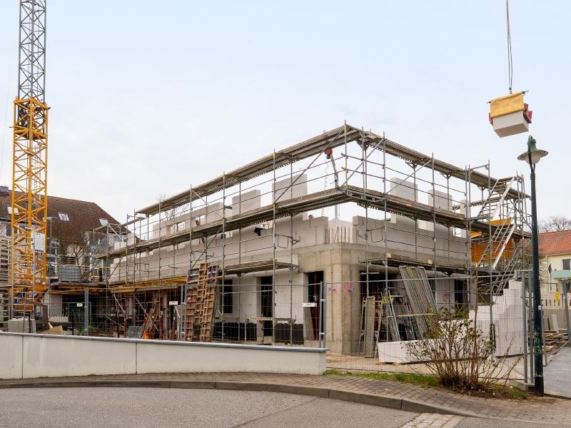 Objekt in Bauphase