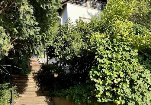 Treppe zum Eingang