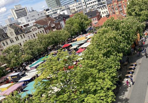 Wilhelmsplatz Blick von Whg