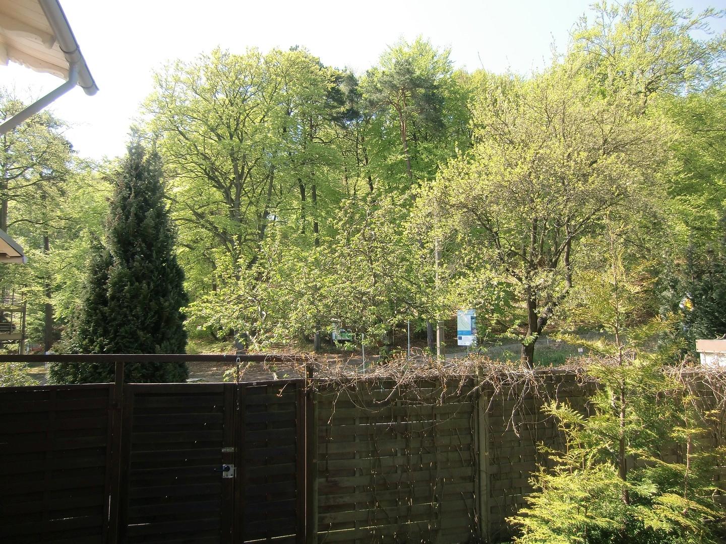 Blick auf den gegenüberliegend