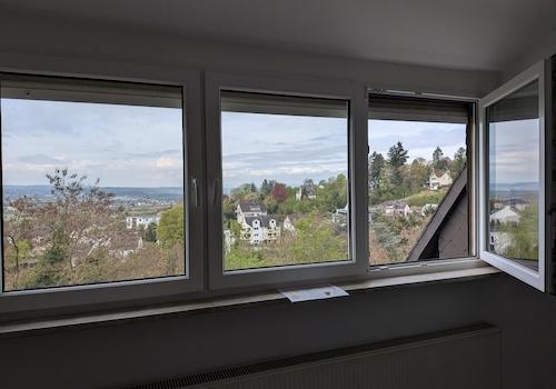 Bilck aus dem Wohnzimmer