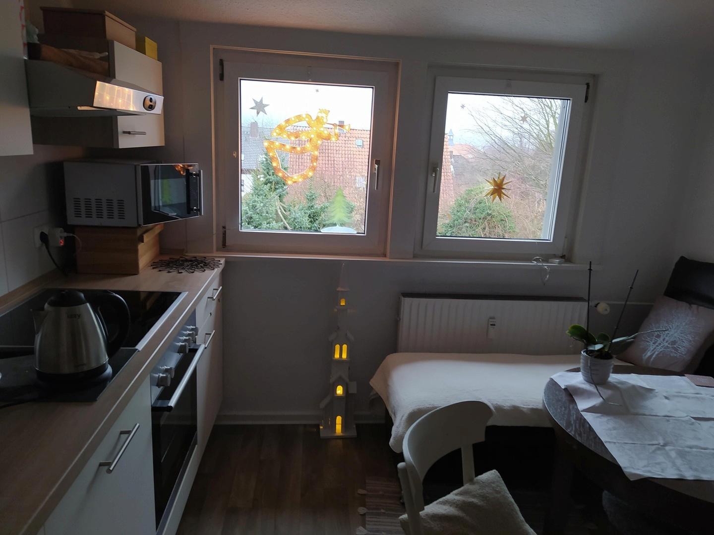 Küche mit Deisterblick