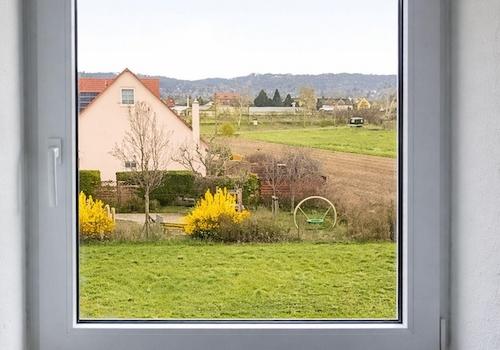 Blick aus Küchenfenster