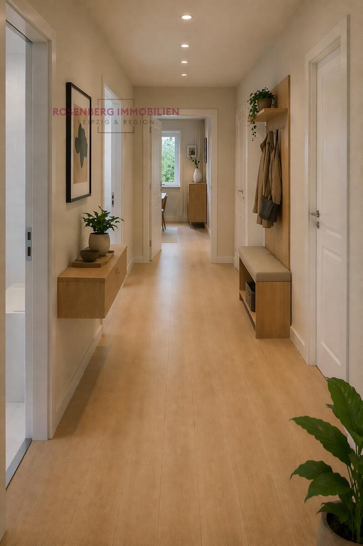 Immobilie in Leipzig / Lindenau zu verkaufen_3-Raumwohnung_Flur