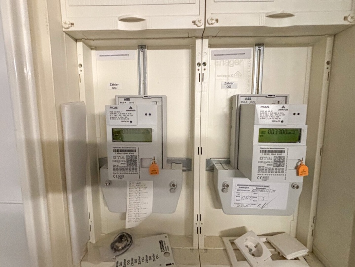 getrennte Stromzähler