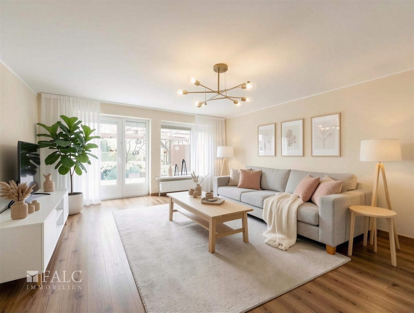 Wohnzimmer - (KI generiert)