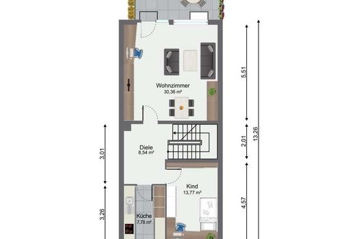 Grundriss Obergeschoss