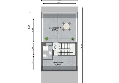 Grundriss Dachgeschoss
