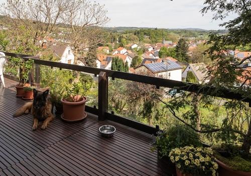 Terrasse mit Aussicht 