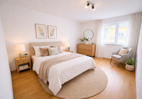 großzügige Schlafzimmer