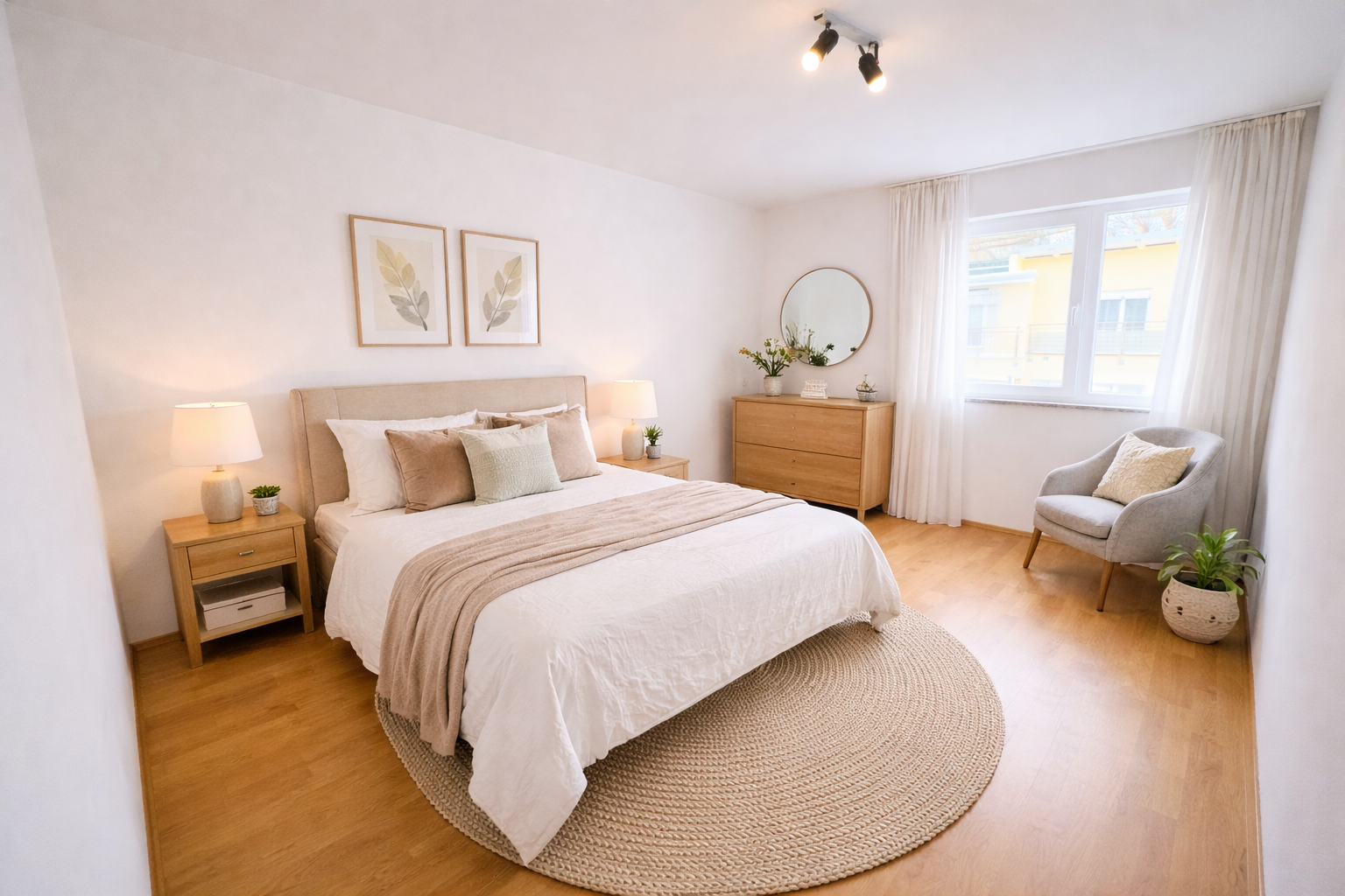 großzügige Schlafzimmer