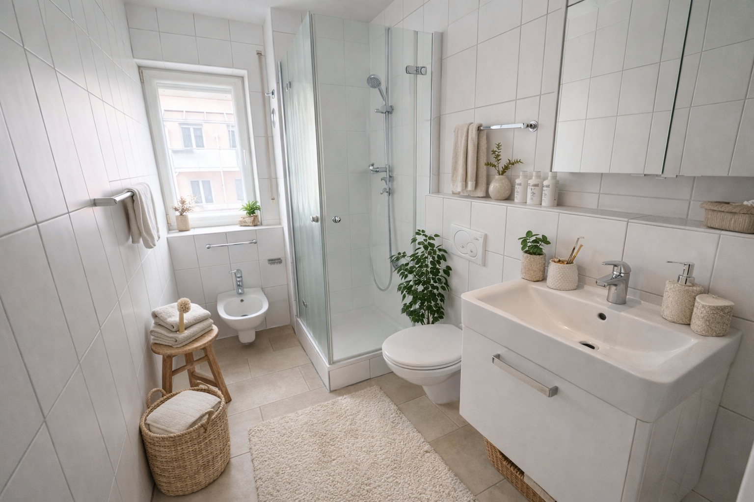 Gästebad mit Dusche