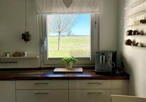 Freier Blick aus Küche