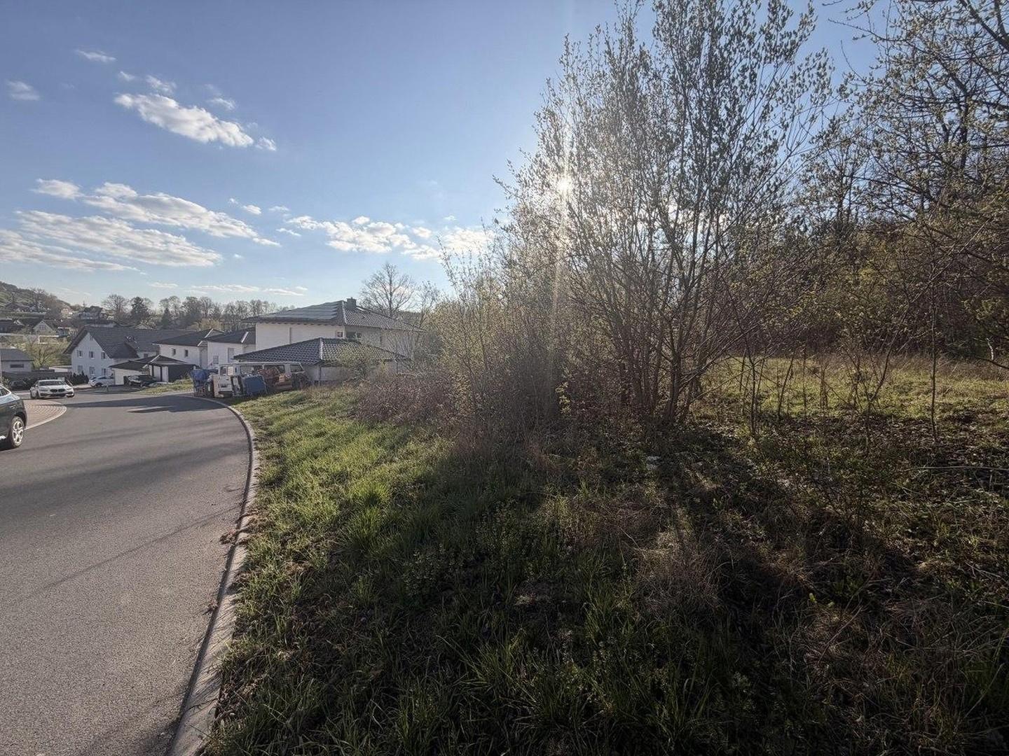 Sicht vom Grundstück aus
