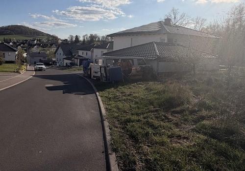 Sicht vom Grundstück aus