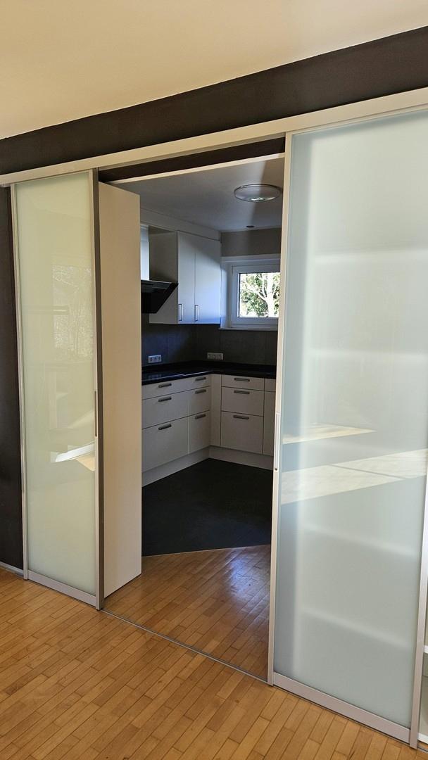 Schiebetür Wohnzimmer - Küche